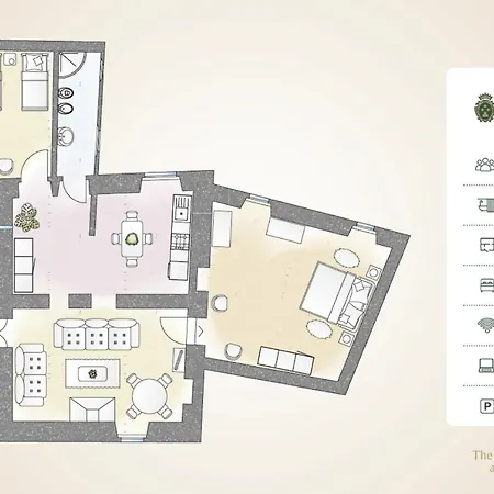 펜션 Castello Di Sarna 치우시 델라 베르나